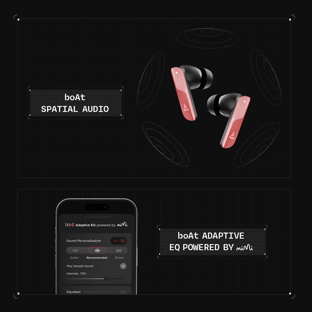 boAt Nirvana X TWS | Wireless Earbuds with Knowles dual drivers, Hi-Res Audio LDAC, 40 Hours Playback, boAt Hi-Fi Sound, ENx™ Technology, Dual Pairing - Image 36