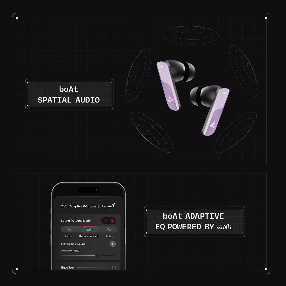 boAt Nirvana X TWS | Wireless Earbuds with Knowles dual drivers, Hi-Res Audio LDAC, 40 Hours Playback, boAt Hi-Fi Sound, ENx™ Technology, Dual Pairing - Image 40