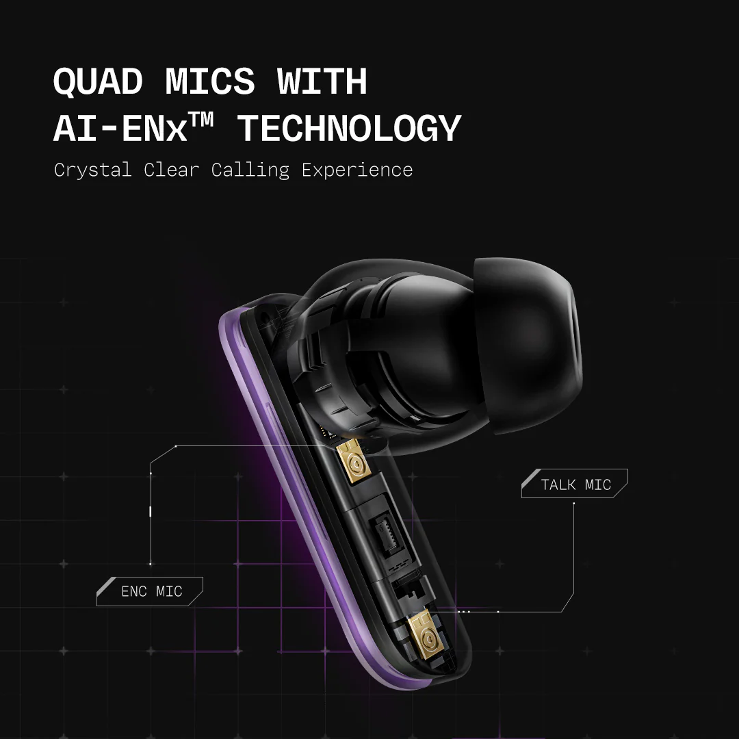 boAt Nirvana X TWS | Wireless Earbuds with Knowles dual drivers, Hi-Res Audio LDAC, 40 Hours Playback, boAt Hi-Fi Sound, ENx™ Technology, Dual Pairing - Image 41