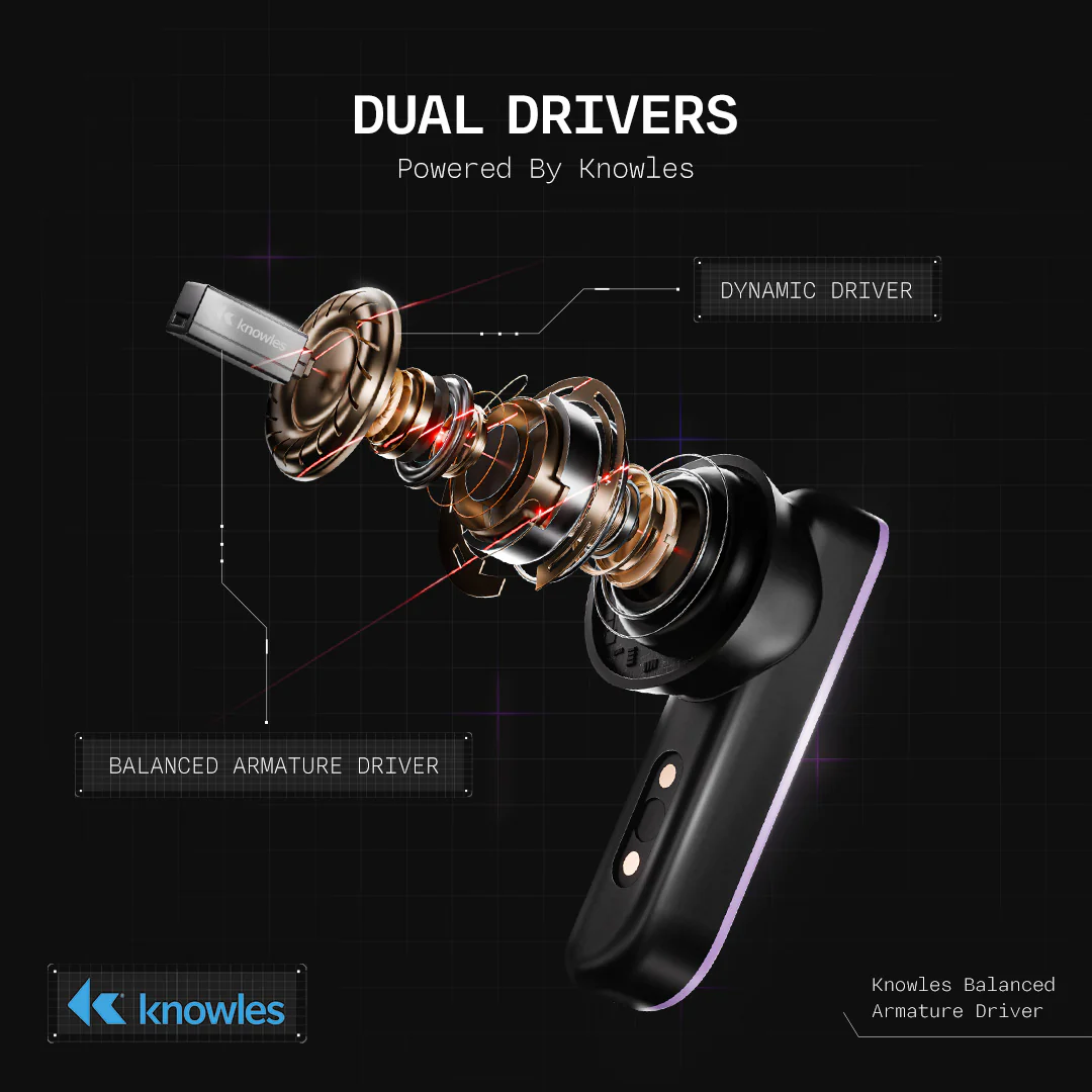 boAt Nirvana X TWS | Wireless Earbuds with Knowles dual drivers, Hi-Res Audio LDAC, 40 Hours Playback, boAt Hi-Fi Sound, ENx™ Technology, Dual Pairing - Image 42
