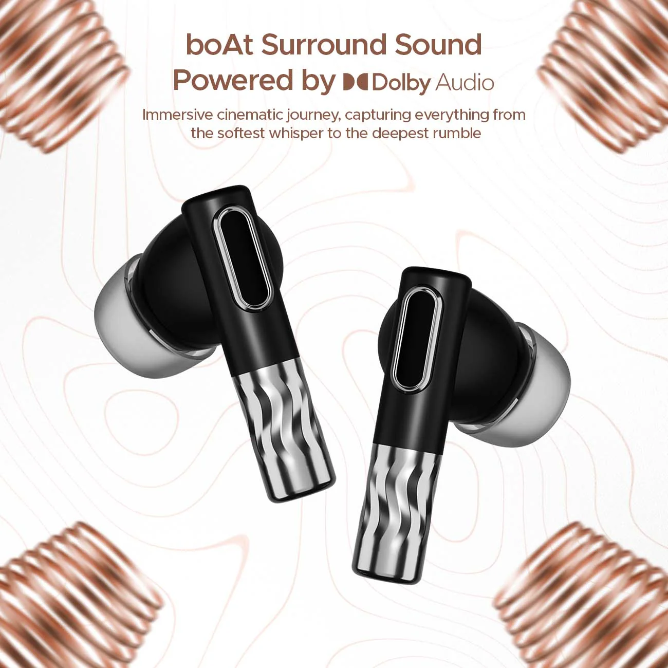 boAt Nirvana Zenith | Wireless Earbuds with ANC up to 50dB, 6x Mics with AI ENx™ Tech, Bluetooth v5.3, 50 Hours Playback - Image 14