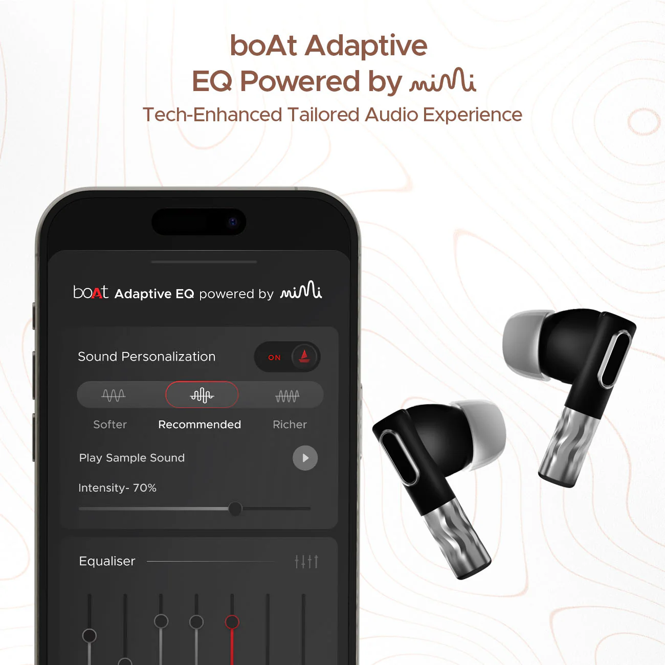 boAt Nirvana Zenith | Wireless Earbuds with ANC up to 50dB, 6x Mics with AI ENx™ Tech, Bluetooth v5.3, 50 Hours Playback - Image 16