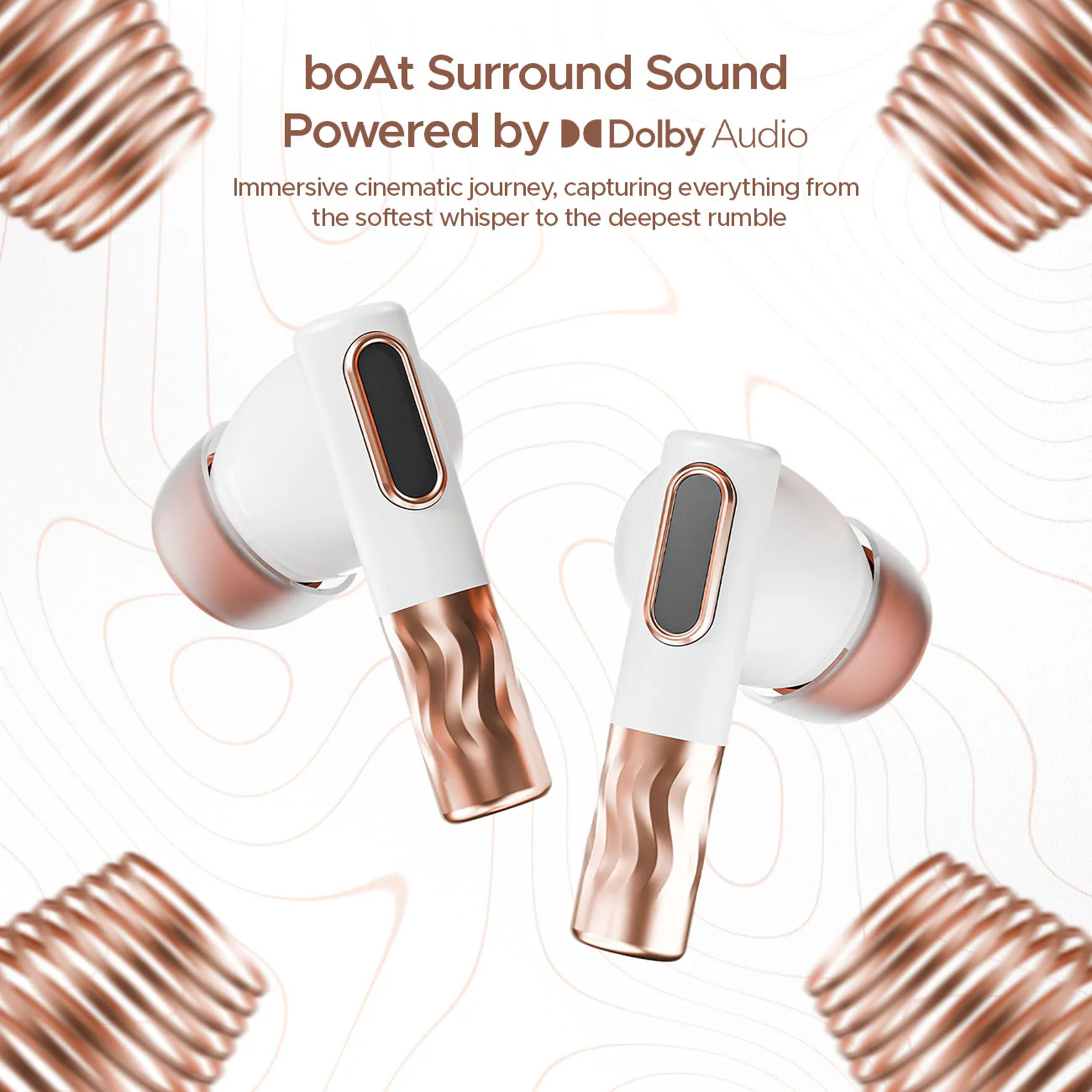 boAt Nirvana Zenith | Wireless Earbuds with ANC up to 50dB, 6x Mics with AI ENx™ Tech, Bluetooth v5.3, 50 Hours Playback - Image 3