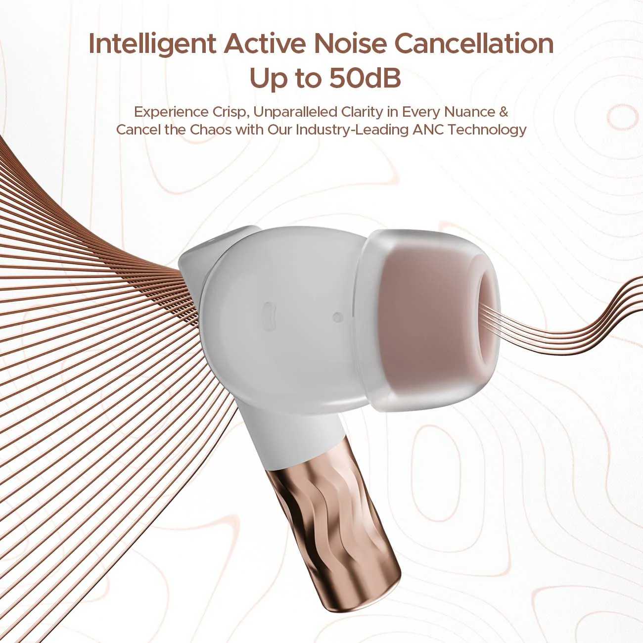 boAt Nirvana Zenith | Wireless Earbuds with ANC up to 50dB, 6x Mics with AI ENx™ Tech, Bluetooth v5.3, 50 Hours Playback - Image 7