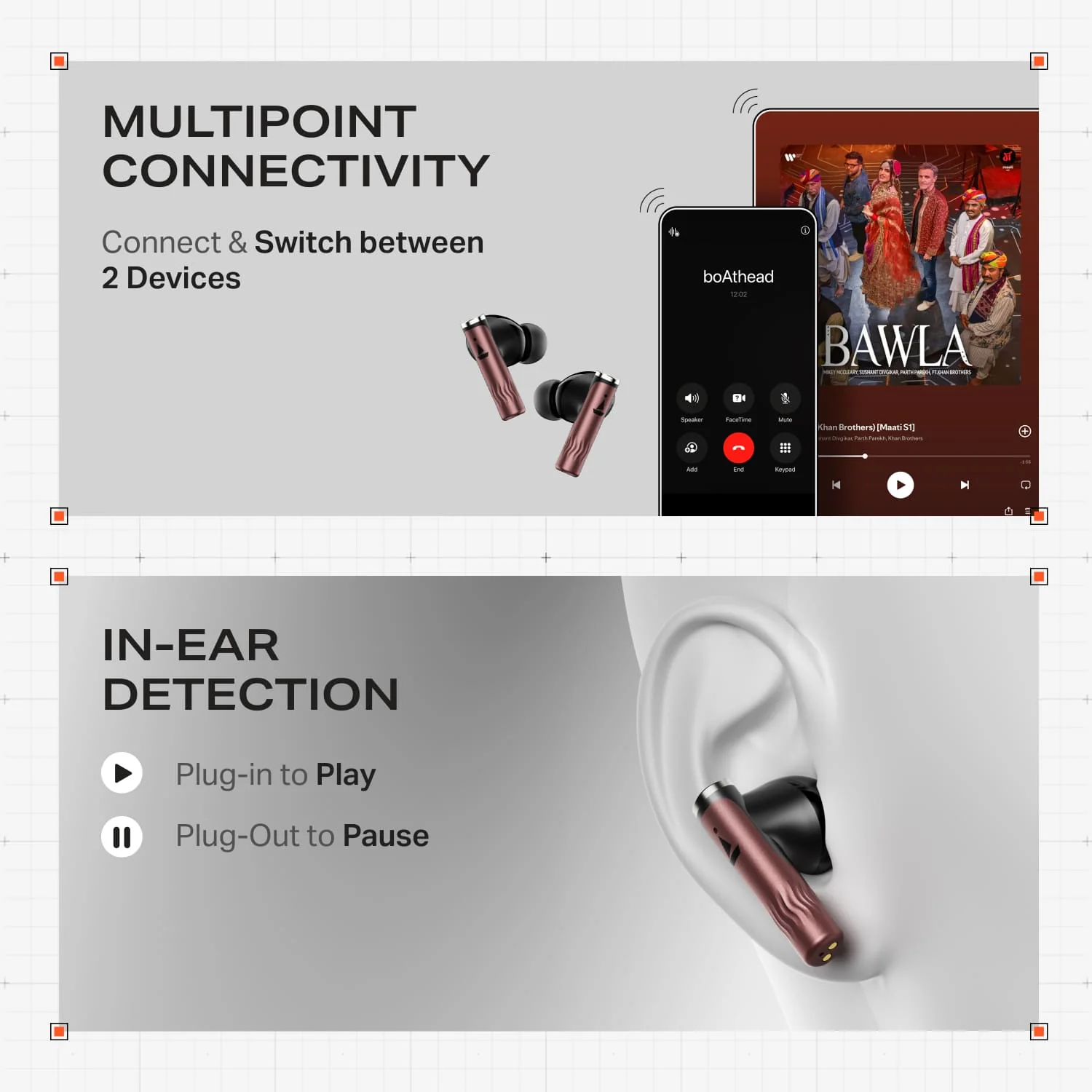 boAt Nirvana Zenith Pro | Wireless Earbuds with Spatial Audio, 80H Playback & 50dB Hybrid Adaptive ANC "Awarded Best TWS by Gadgets 360" - Image 13