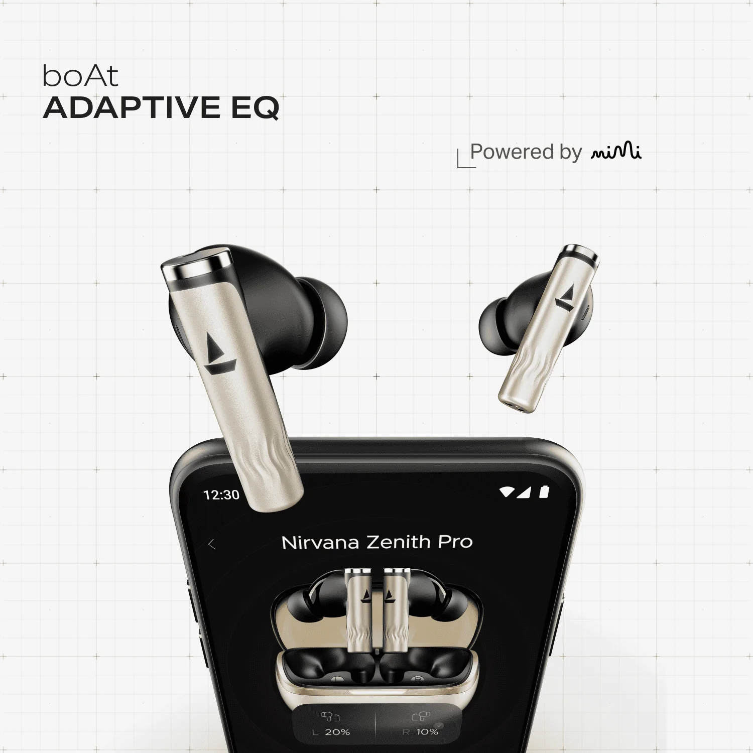 boAt Nirvana Zenith Pro | Wireless Earbuds with Spatial Audio, 80H Playback & 50dB Hybrid Adaptive ANC "Awarded Best TWS by Gadgets 360" - Image 19
