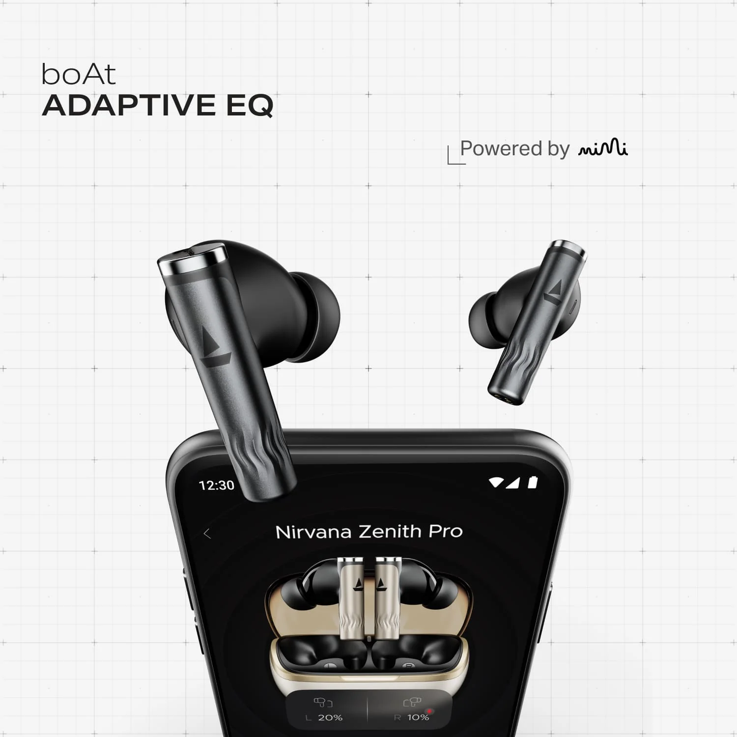boAt Nirvana Zenith Pro | Wireless Earbuds with Spatial Audio, 80H Playback & 50dB Hybrid Adaptive ANC "Awarded Best TWS by Gadgets 360" - Image 29