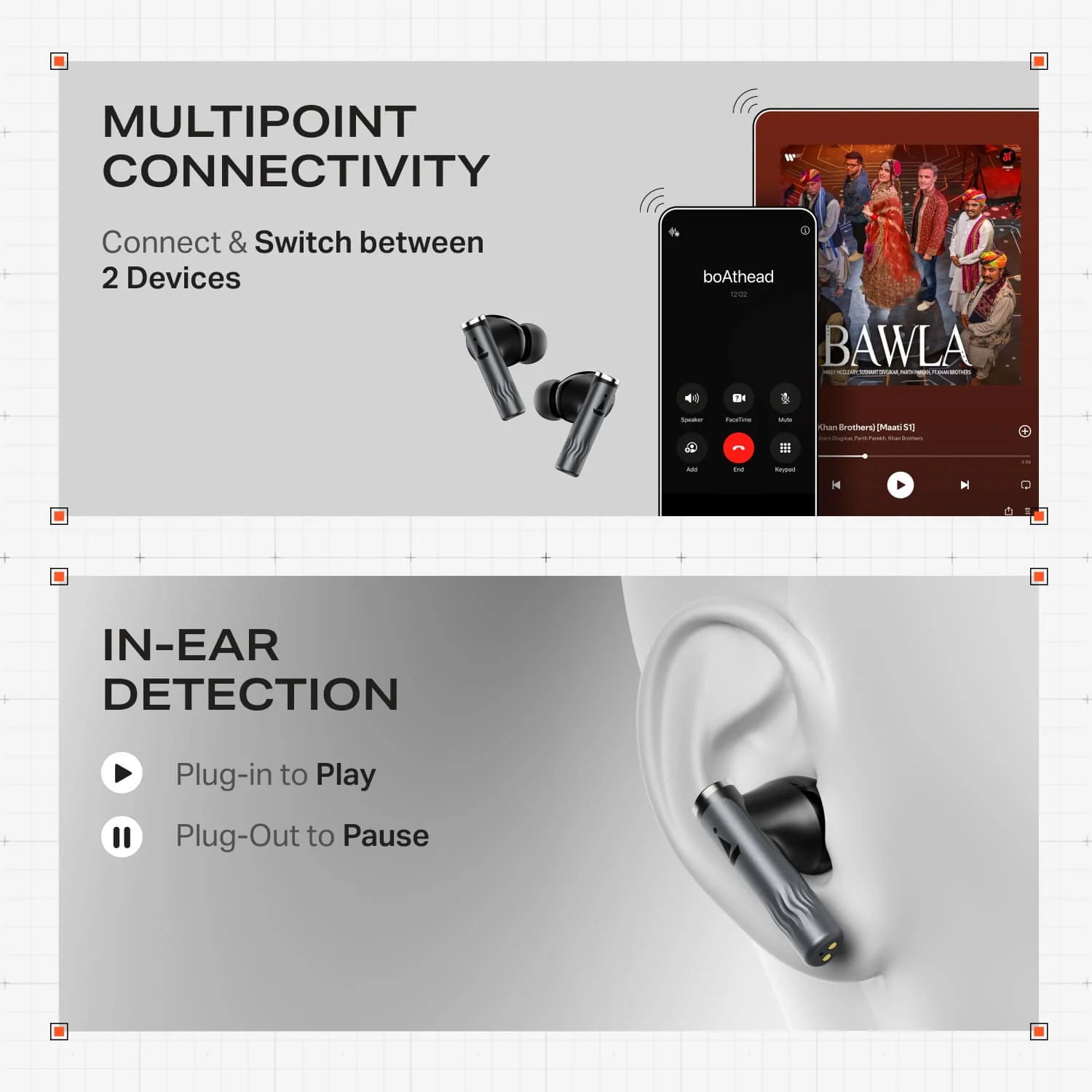 boAt Nirvana Zenith Pro | Wireless Earbuds with Spatial Audio, 80H Playback & 50dB Hybrid Adaptive ANC "Awarded Best TWS by Gadgets 360" - Image 33