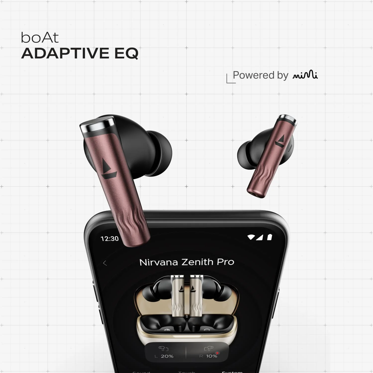 boAt Nirvana Zenith Pro | Wireless Earbuds with Spatial Audio, 80H Playback & 50dB Hybrid Adaptive ANC "Awarded Best TWS by Gadgets 360" - Image 9
