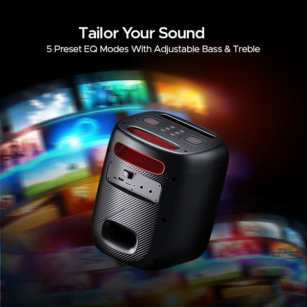 boAt Party Pal 185 | Bluetooth Party Speaker with 50W RMS Stereo Sound, 6 Hours Playback, TWS Modes for 2x Impact - Image 5