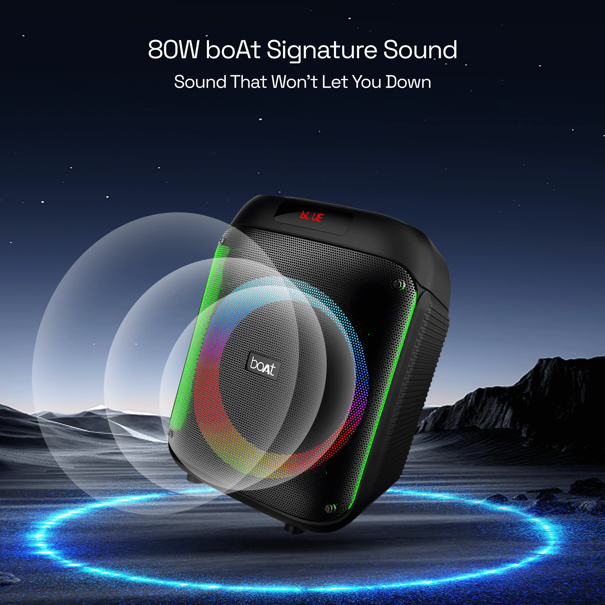 boAt Party Pal 220 | Bluetooth Speaker with 80W boAt Signature Sound,  RGB LED Lights, TWS Mode for 2X Impact - Image 3