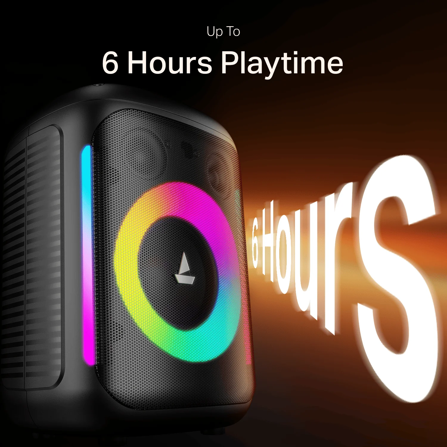 boAt PartyPal 30 | Bluetooth Speaker with 25W Sound, RGB LEDs, 6 Hours Playback, Karaoke & TWS - Image 5