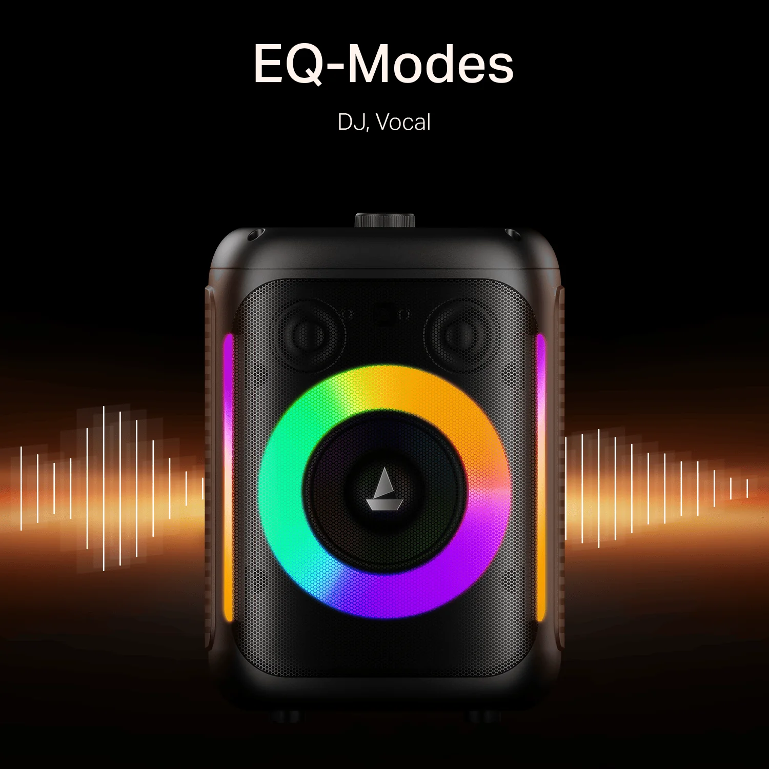 boAt PartyPal 30 | Bluetooth Speaker with 25W Sound, RGB LEDs, 6 Hours Playback, Karaoke & TWS - Image 7