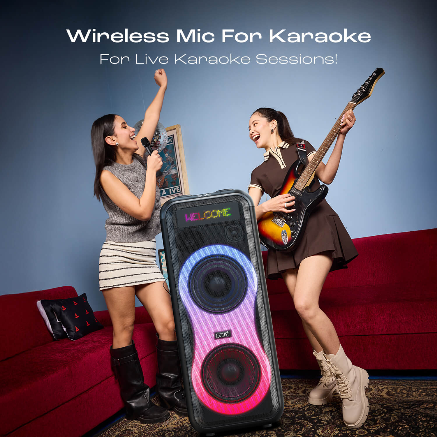 boAt PartyPal 600 | Bluetooth Speaker with 220W boAt Signature Sound, 7 Hours Playtime, TWS Feature, Animated Text Display - Image 5