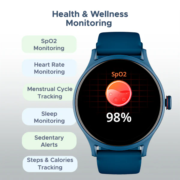 boAt Primia Celestial | Smartwatch with 1.52" Round HD Display, BT Calling, 100+ Sports Modes, Functional Crown - Image 13