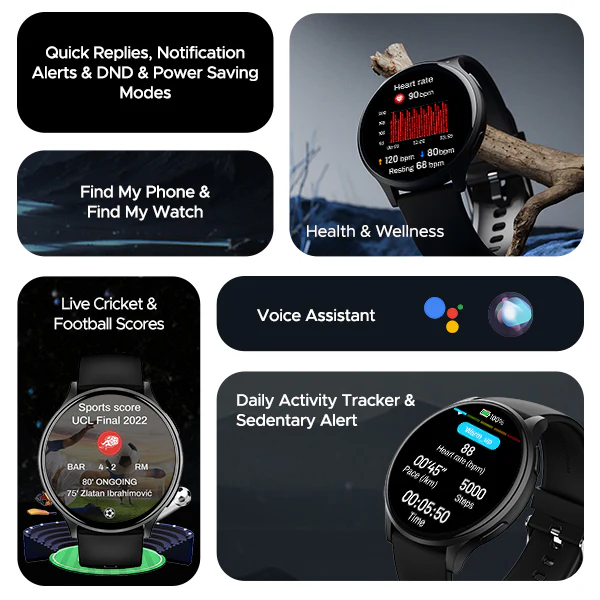 boAt Primia Curv | Smartwatch with 1.45" (3.68cm) Amoled Display, BT Calling,  700+ Active Modes, Watch Face Studio - Image 11