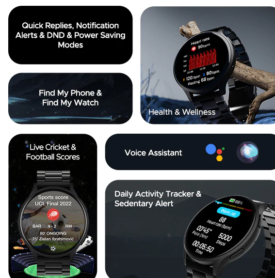 boAt Primia Curv | Smartwatch with 1.45" (3.68cm) Amoled Display, BT Calling,  700+ Active Modes, Watch Face Studio - Image 31