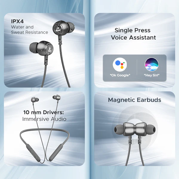 boAt Rockerz 103 V2 Pro | Bluetooth Earbuds with Upto 30 Hours Playback, ENx™️ Technology, ASAP™️ Charge - Image 18