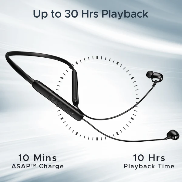 boAt Rockerz 103 V2 Pro | Bluetooth Earbuds with Upto 30 Hours Playback, ENx™️ Technology, ASAP™️ Charge - Image 4