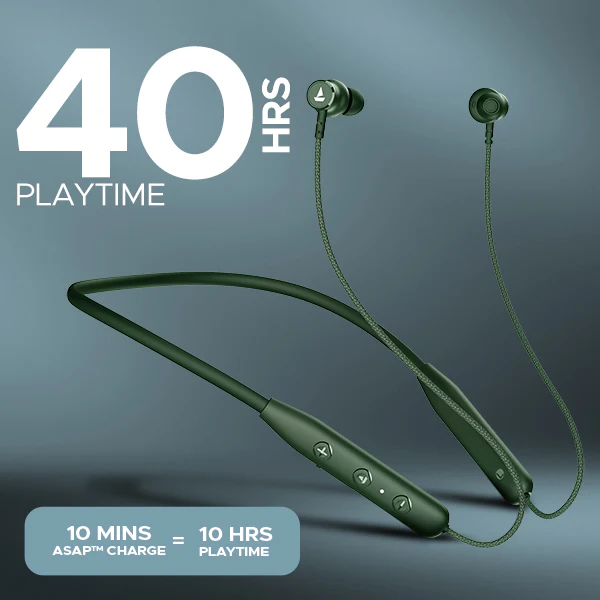 boAt Rockerz 110 | Wireless Earphone with 40H Playback, ASAP™ Charge, Dual Pairing, ENx™ Technology, BEAST™ Mode - Image 18
