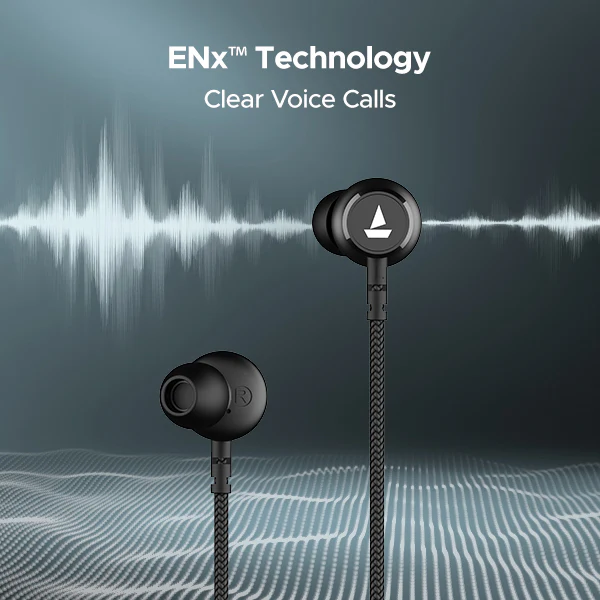 boAt Rockerz 110 | Wireless Earphone with 40H Playback, ASAP™ Charge, Dual Pairing, ENx™ Technology, BEAST™ Mode - Image 5