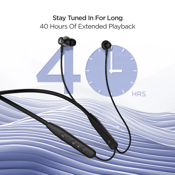 boAt Rockerz 111 | Wireless Neckband with 40H Playback, ASAP™ Charge, Dual Pairing, ENx™ Technology - Image 4
