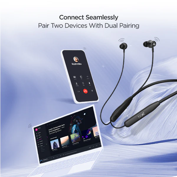 boAt Rockerz 111 | Wireless Neckband with 40H Playback, ASAP™ Charge, Dual Pairing, ENx™ Technology - Image 5