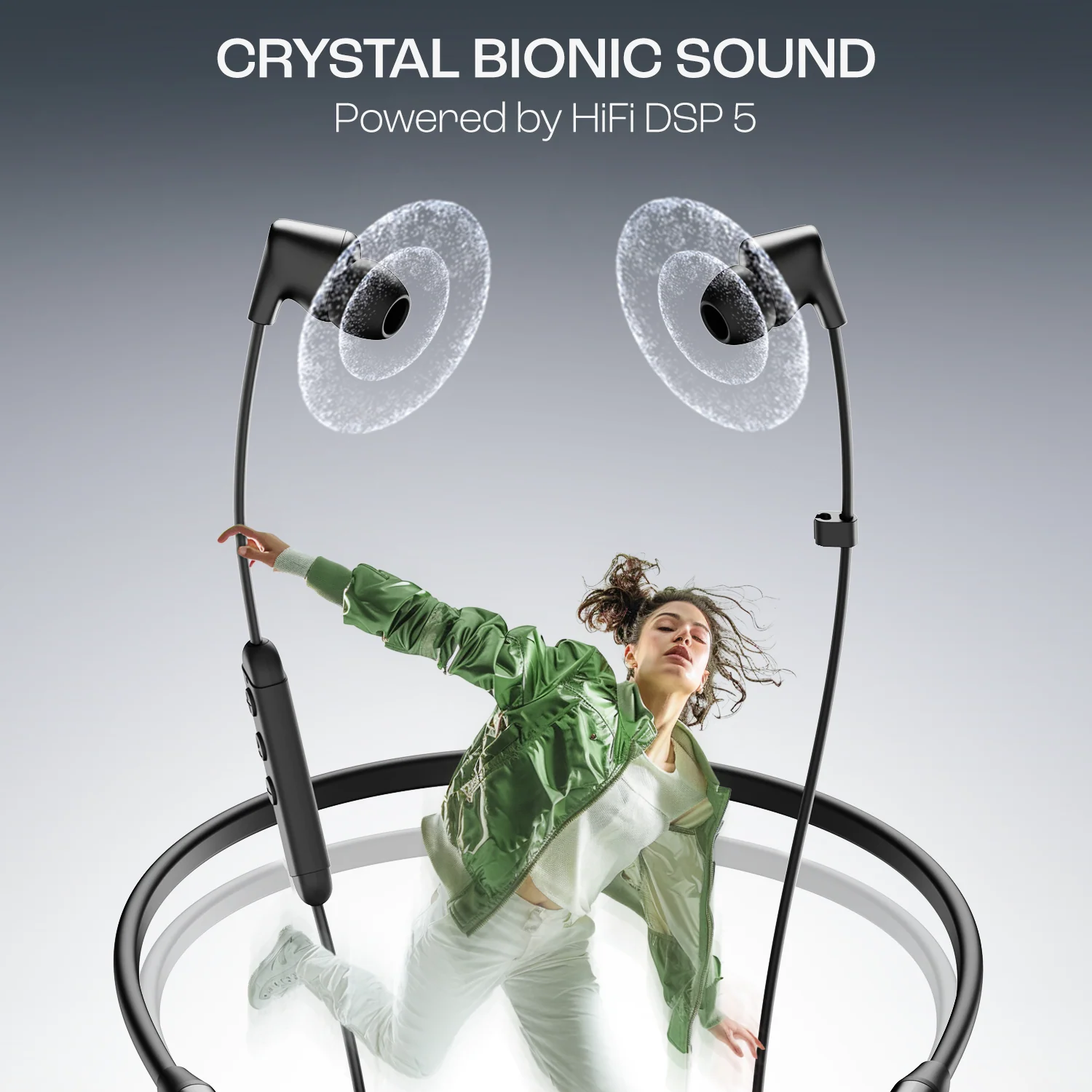 boAt Rockerz 150 Pro | Wireless Neckband with BEAST™️ Mode, Crystal Bionic Sound Powered by HiFi DSP5, AI ENx™️ Technology - Image 5