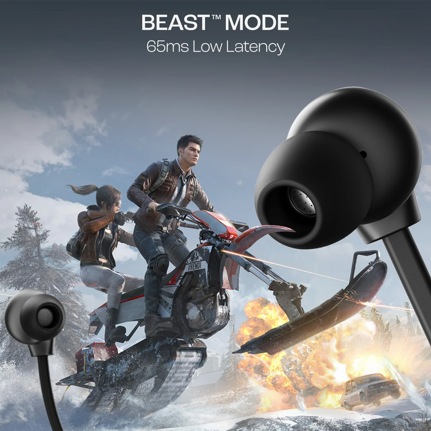 boAt Rockerz 150 Pro | Wireless Neckband with BEAST™️ Mode, Crystal Bionic Sound Powered by HiFi DSP5, AI ENx™️ Technology - Image 8