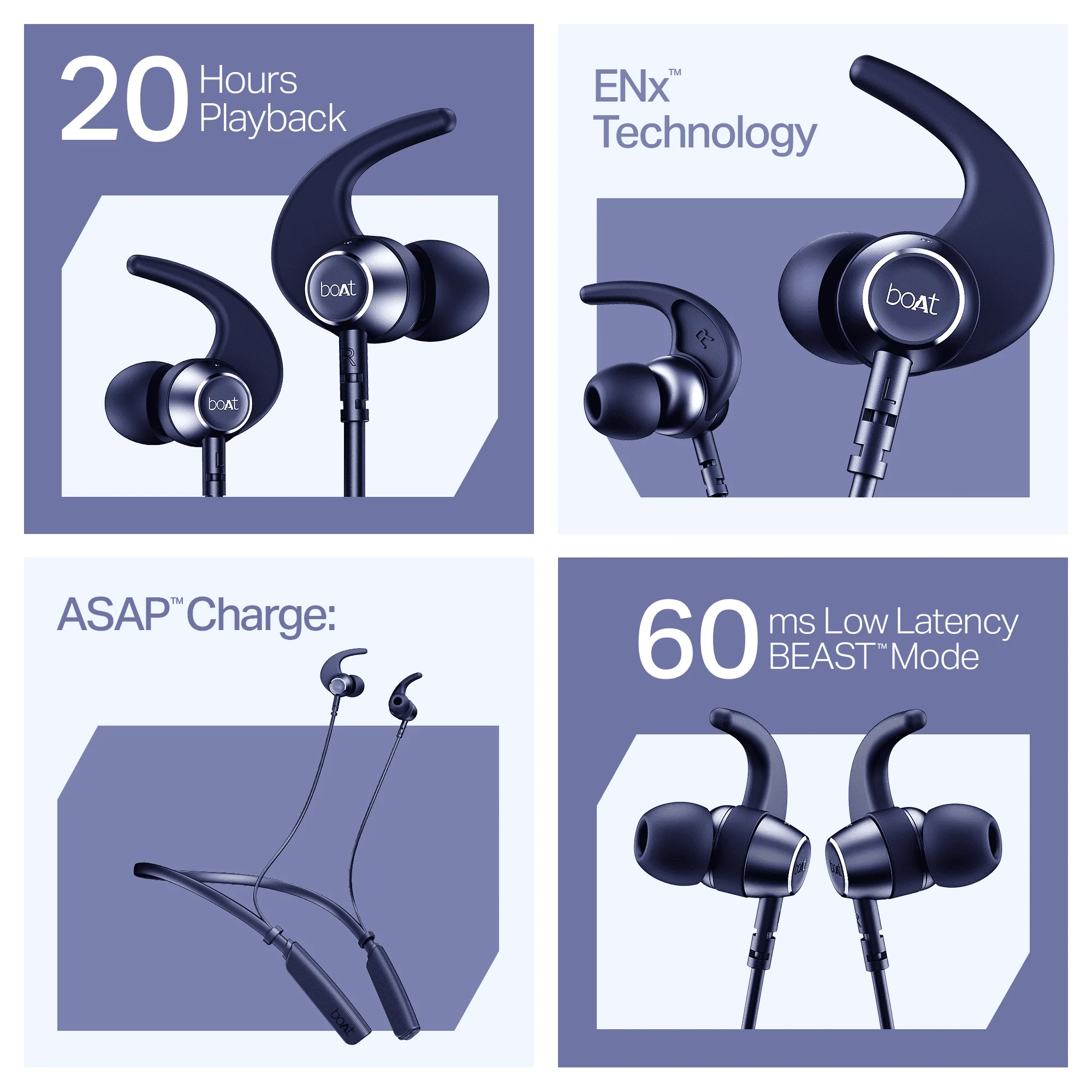 boAt Rockerz 202 | Wireless Neckband with BEAST™ Mode, ENx™ Tech, Dual Pairing & 20H Playback - Image 16