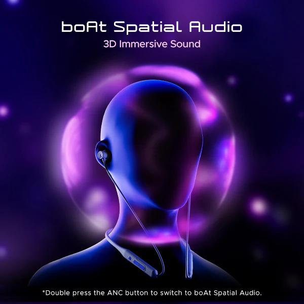 boAt Rockerz 255 ANC | Wireless Earphone with 100H Playback, ASAP™ Charge, BEAST™️ Mode, Active Noise Cancellation - Image 13