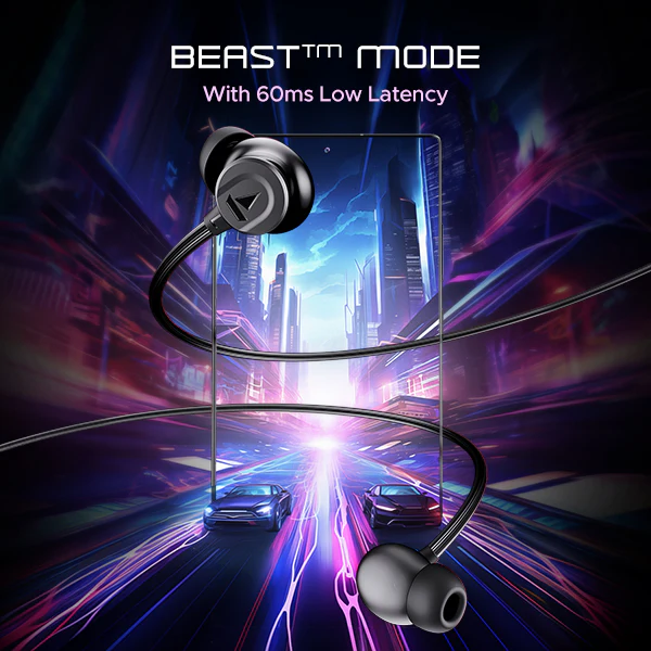 boAt Rockerz 255 ANC | Wireless Earphone with 100H Playback, ASAP™ Charge, BEAST™️ Mode, Active Noise Cancellation - Image 5