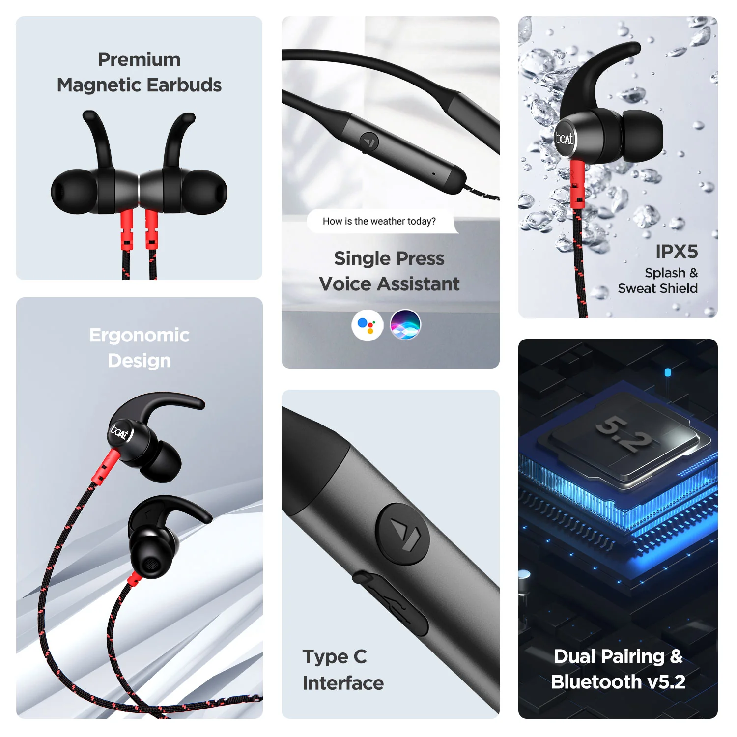 boAt Rockerz 333 | Bluetooth Earphone with Upto 30 Hours Uninterrupted Music, ASAP™ Charging with Dual Pairing - Image 12