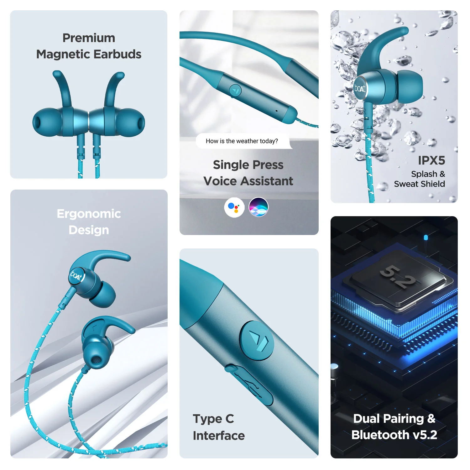 boAt Rockerz 333 | Bluetooth Earphone with Upto 30 Hours Uninterrupted Music, ASAP™ Charging with Dual Pairing - Image 24