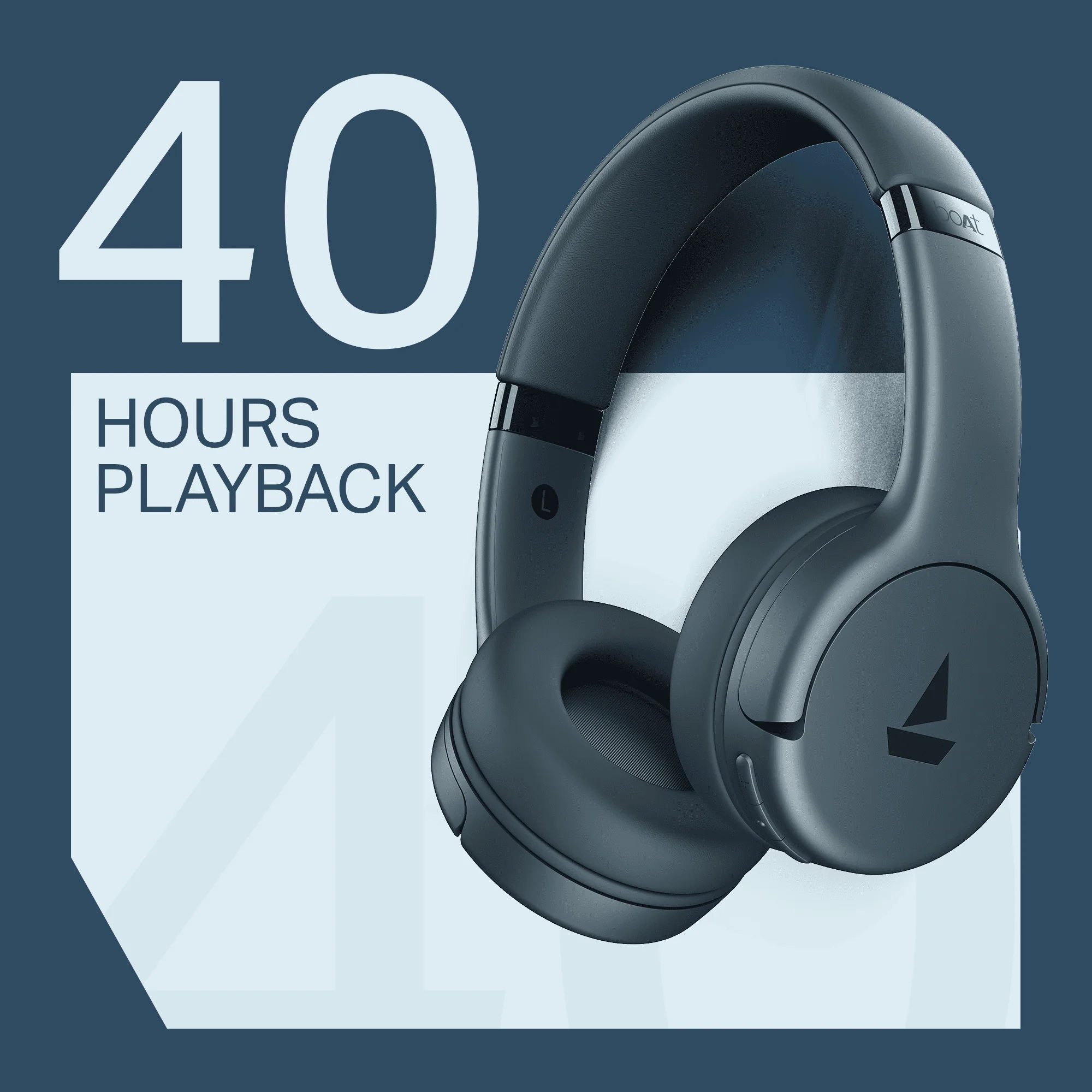 boAt Rockerz 411 | Wireless Headphones with 40mm Drivers, BEAST™ Mode, ENx™ Tech & 40H Playback - Image 13