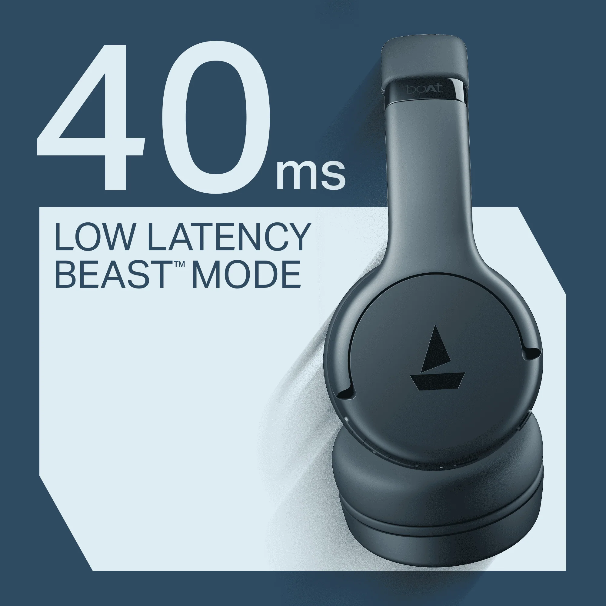 boAt Rockerz 411 | Wireless Headphones with 40mm Drivers, BEAST™ Mode, ENx™ Tech & 40H Playback - Image 9