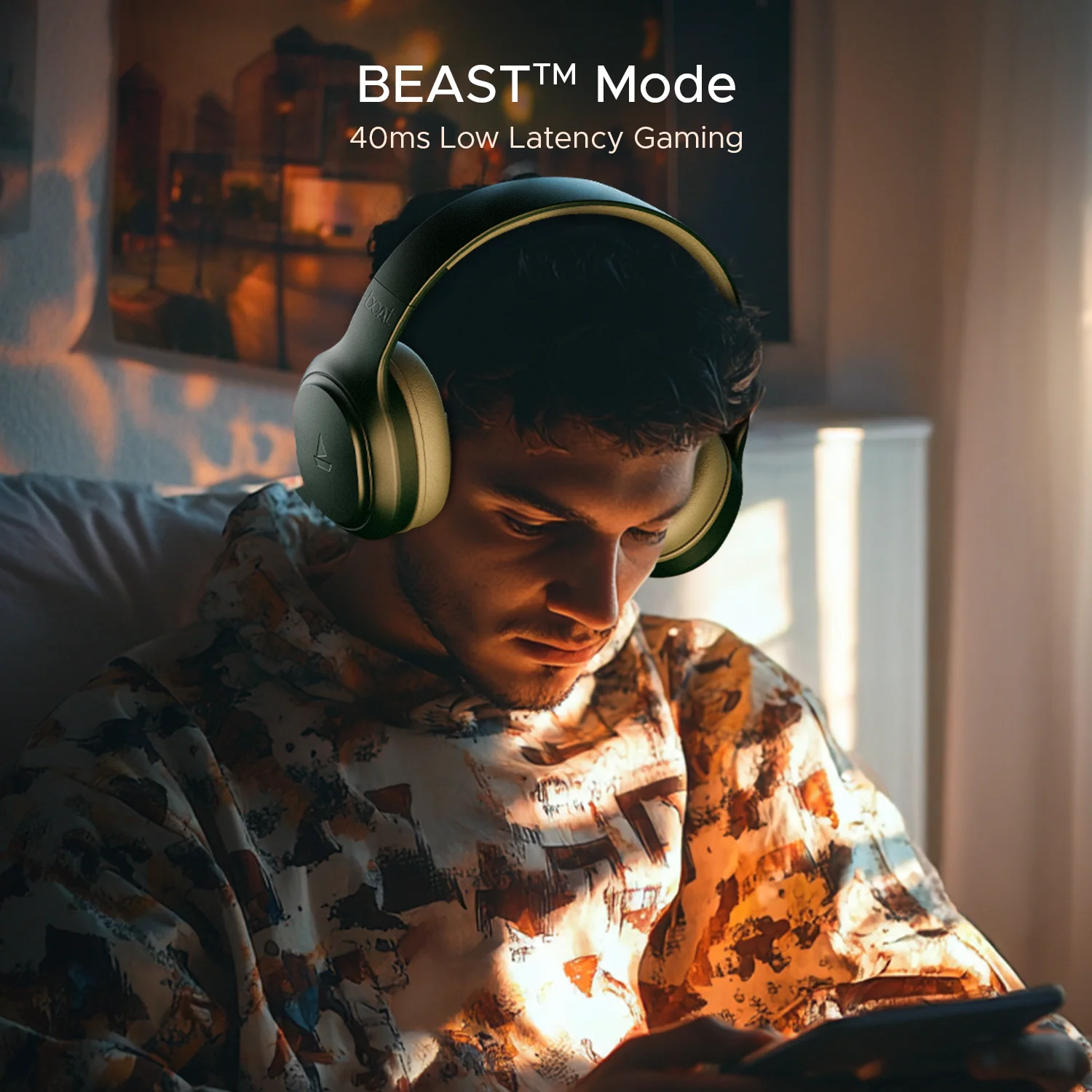 boAt Rockerz 430 | Wireless Headphone with ENx™ Tech, 40 HRS Playback,  BEAST™ Mode, Type-C Interface, Bluetooth v5.4 - Image 15
