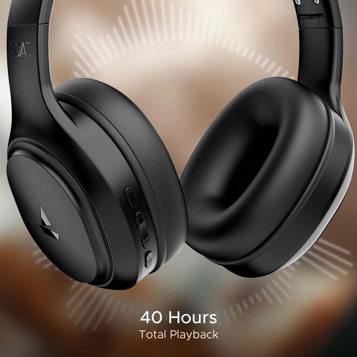 boAt Rockerz 430 | Wireless Headphone with ENx™ Tech, 40 HRS Playback,  BEAST™ Mode, Type-C Interface, Bluetooth v5.4 - Image 6