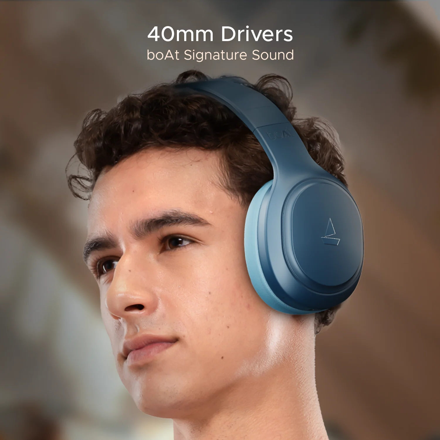 boAt Rockerz 430 | Wireless Headphone with ENx™ Tech, 40 HRS Playback,  BEAST™ Mode, Type-C Interface, Bluetooth v5.4 - Image 9