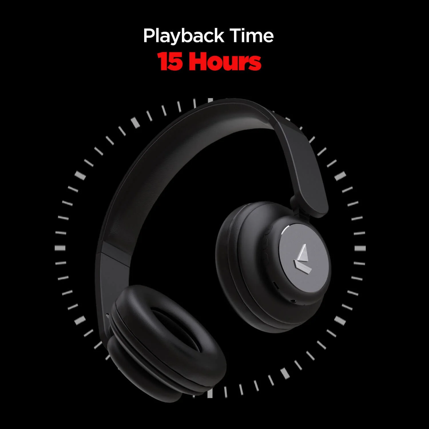 Rockerz 450 | Over Ear Bluetooth Headphones with Upto 15 Hours Playback, Adaptive Headband, 40mm Dynamic Driver, 300 mah Battery - Image 11