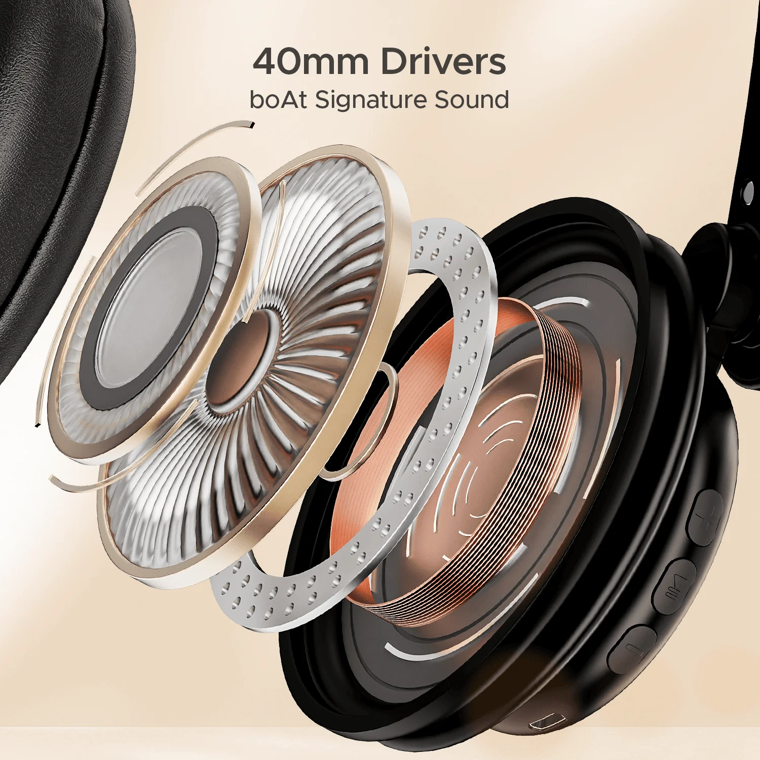 boAt Rockerz 450 Pro | Wireless Headphone with 40mm Massive Drivers, Mountainous Playback Upto 70 Hours, Asap Charge - Image 15