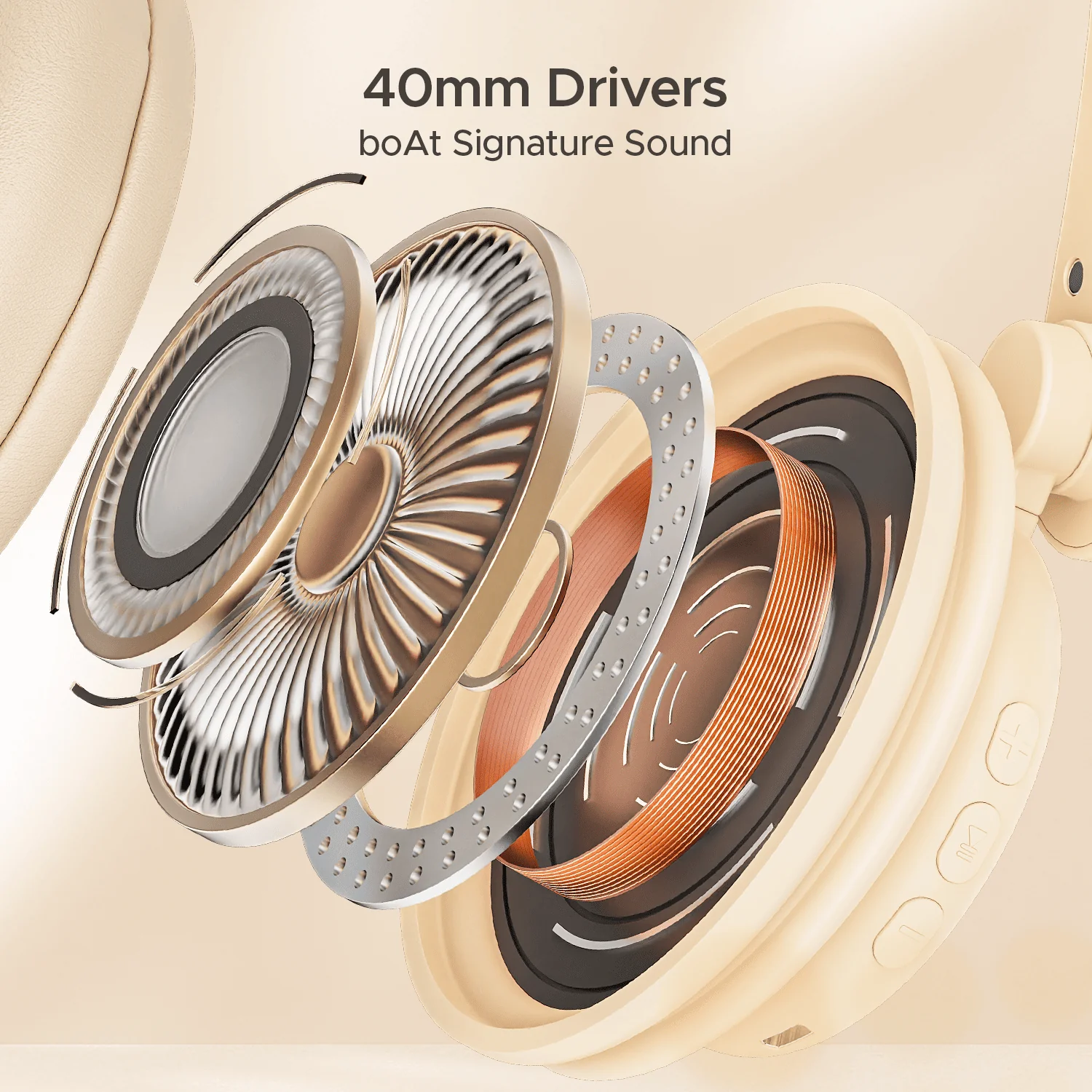 boAt Rockerz 450 Pro | Wireless Headphone with 40mm Massive Drivers, Mountainous Playback Upto 70 Hours, Asap Charge - Image 9