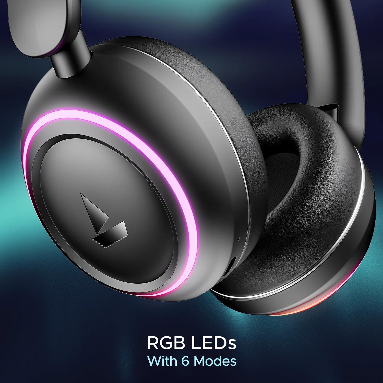 boAt Rockerz 480 | Wireless Headphone with BEAST™ Mode, Blazing RGB Lights with 6 Modes, 40mm Drivers, Bluetooth v5.3 - Image 6