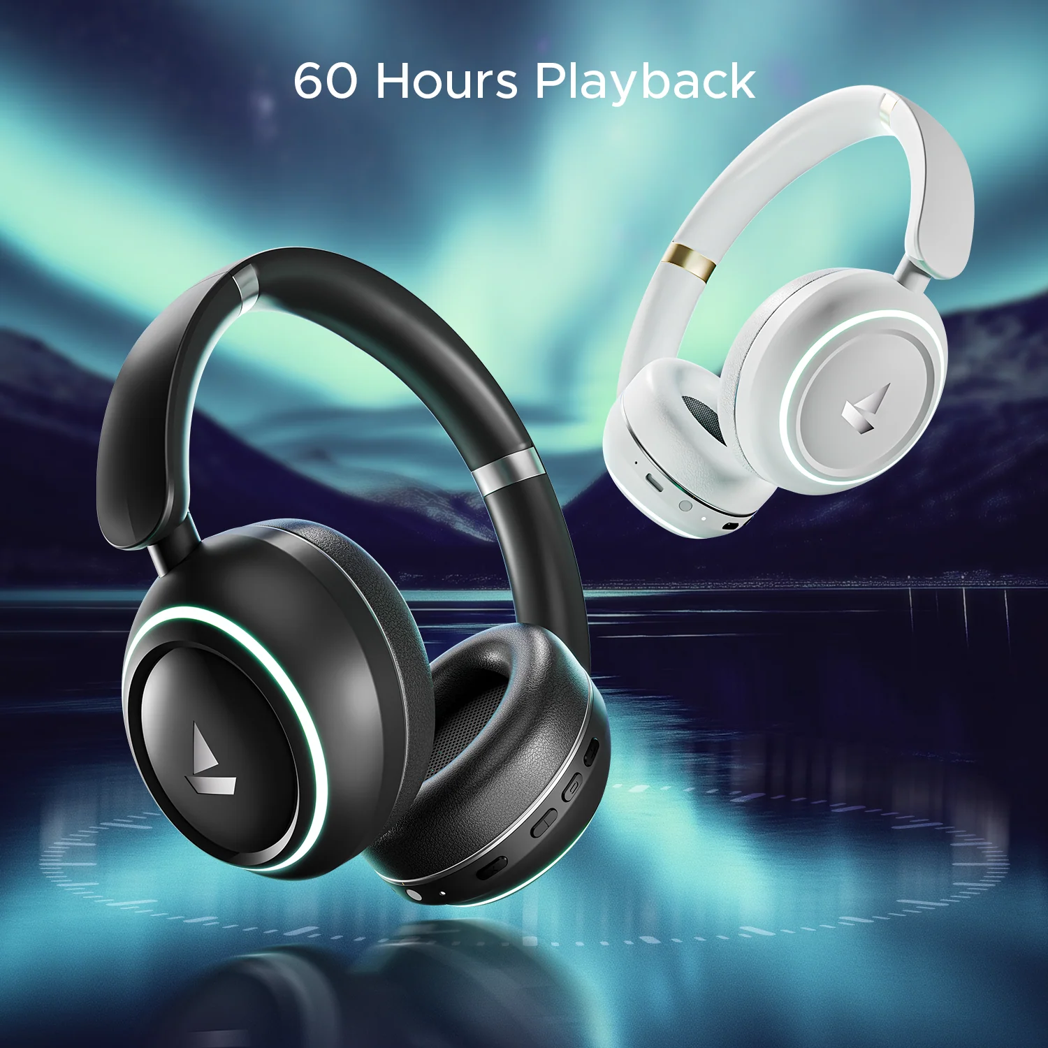 boAt Rockerz 480 | Wireless Headphone with BEAST™ Mode, Blazing RGB Lights with 6 Modes, 40mm Drivers, Bluetooth v5.3 - Image 8