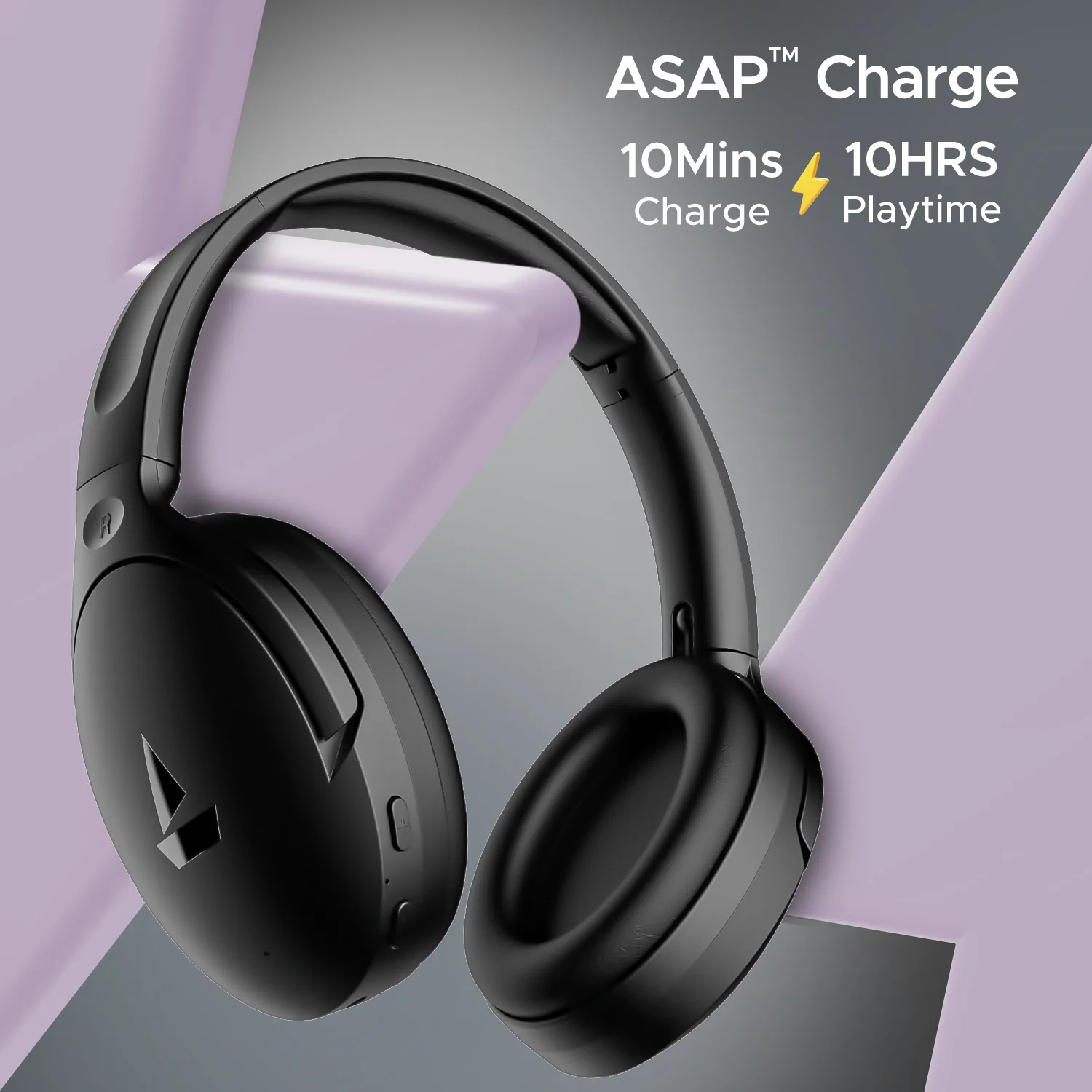 boAt Rockerz 551ANC | Noise Cancelling Wireless Headphone, Upto 100 Hours Playback, 40mm Driver, ENx™ Technology, Custom-tuned EQ Mode - Image 3