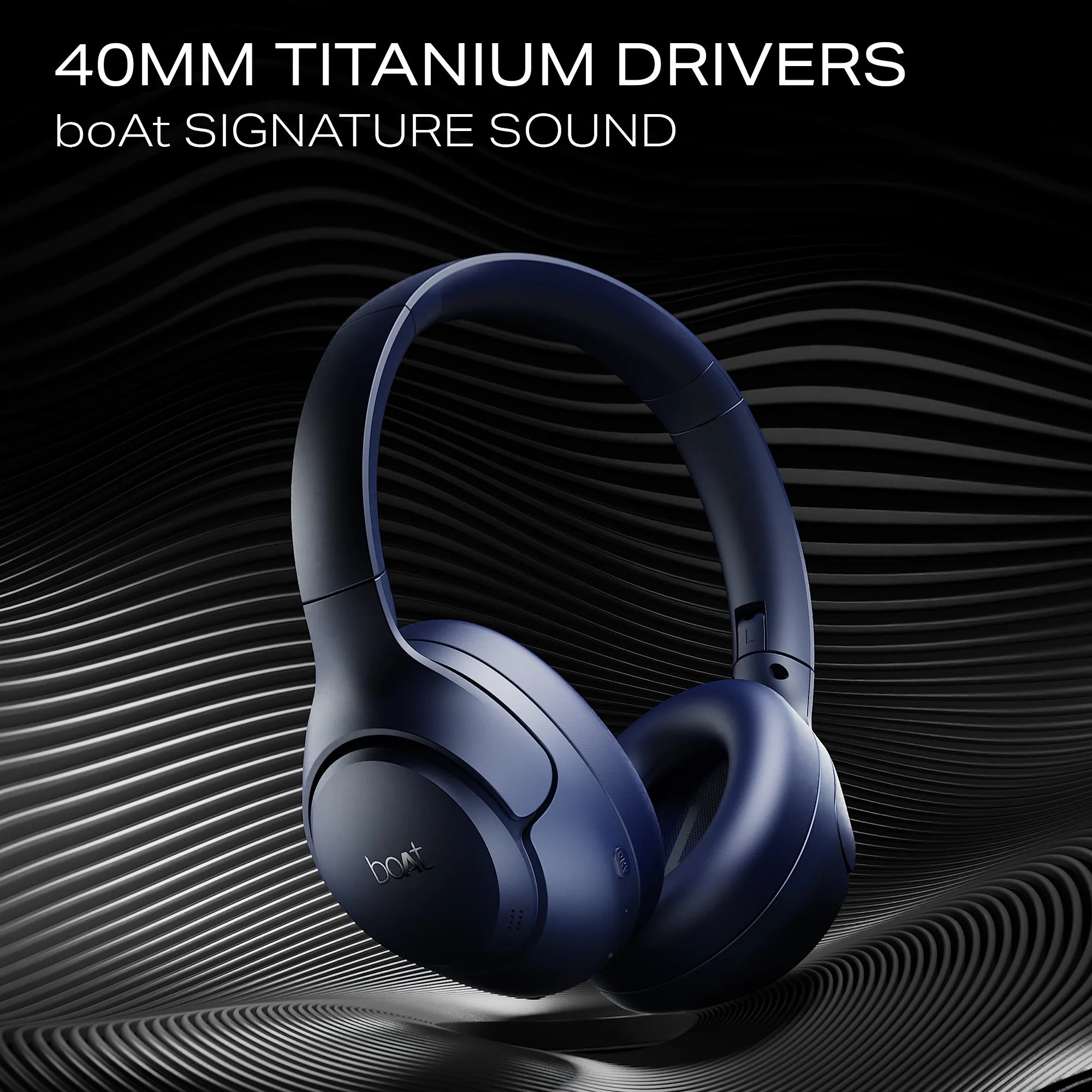 boAt Rockerz 551 ANC Pro | Wireless Headphone with 42dB Hybrid Adaptive ANC, 72 Hours Playtime, Dual Mics with ENx™ Tech - Image 11