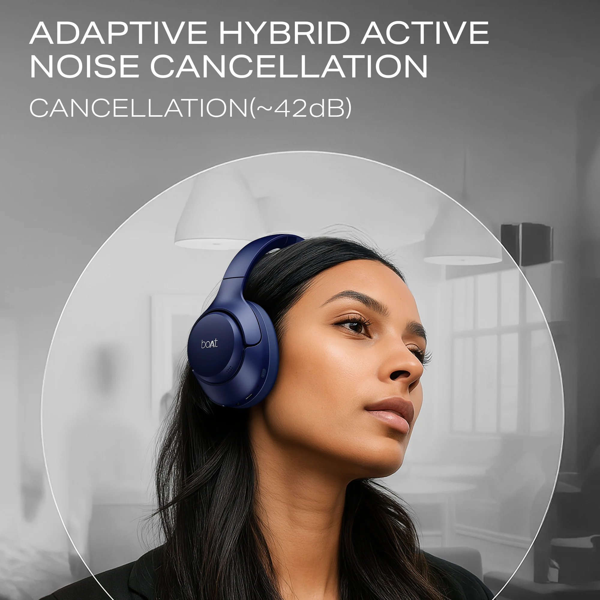 boAt Rockerz 551 ANC Pro | Wireless Headphone with 42dB Hybrid Adaptive ANC, 72 Hours Playtime, Dual Mics with ENx™ Tech - Image 15