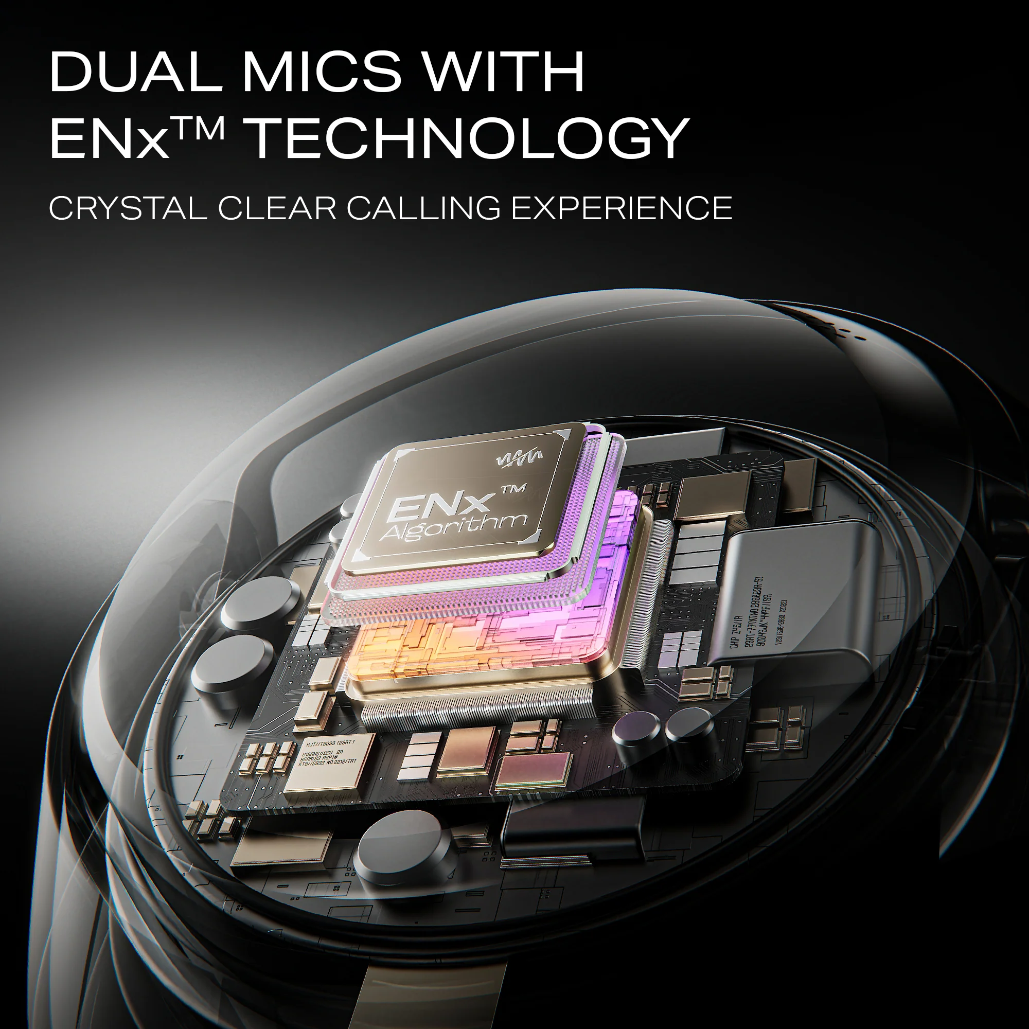 boAt Rockerz 551 ANC Pro | Wireless Headphone with 42dB Hybrid Adaptive ANC, 72 Hours Playtime, Dual Mics with ENx™ Tech - Image 3