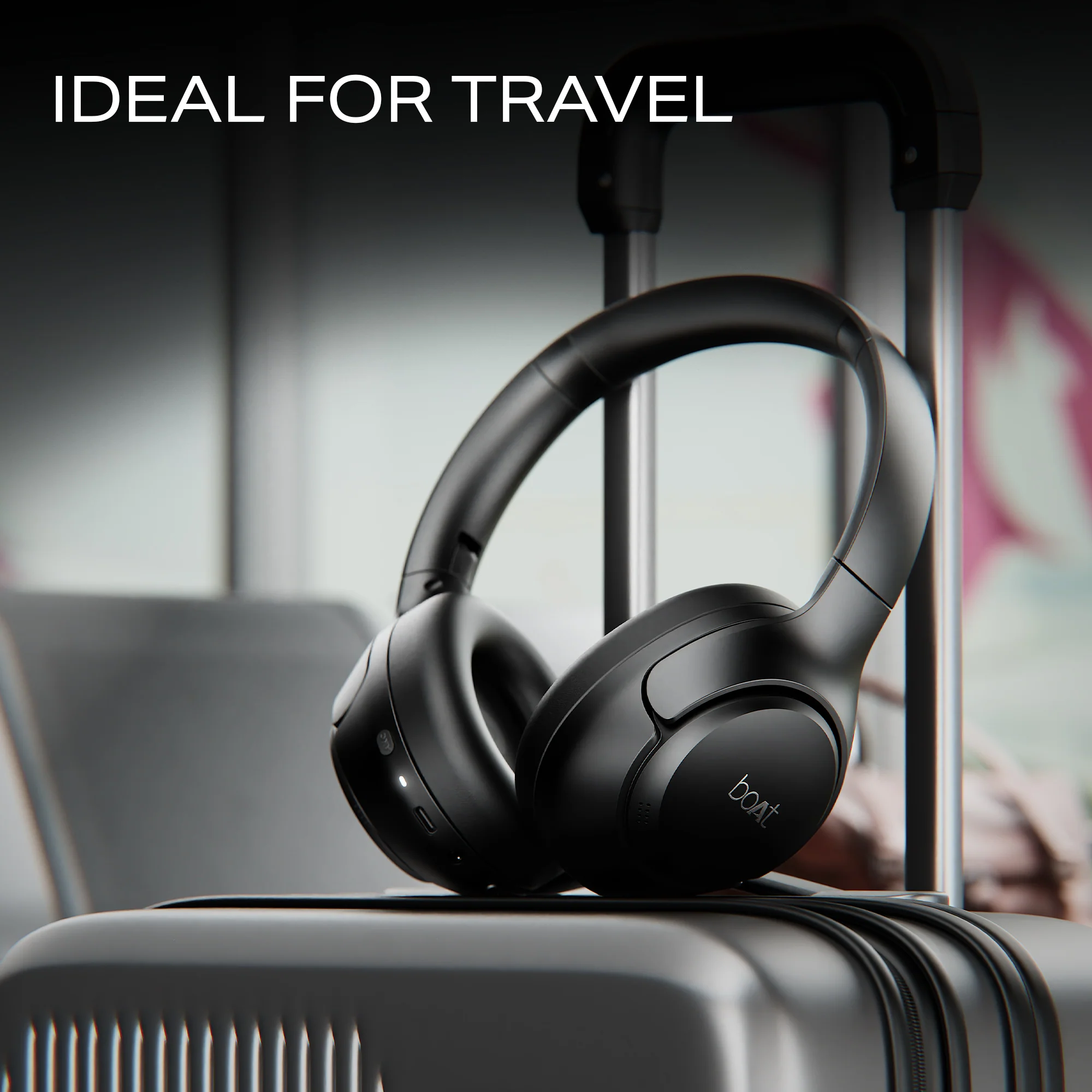 boAt Rockerz 551 ANC Pro | Wireless Headphone with 42dB Hybrid Adaptive ANC, 72 Hours Playtime, Dual Mics with ENx™ Tech - Image 9
