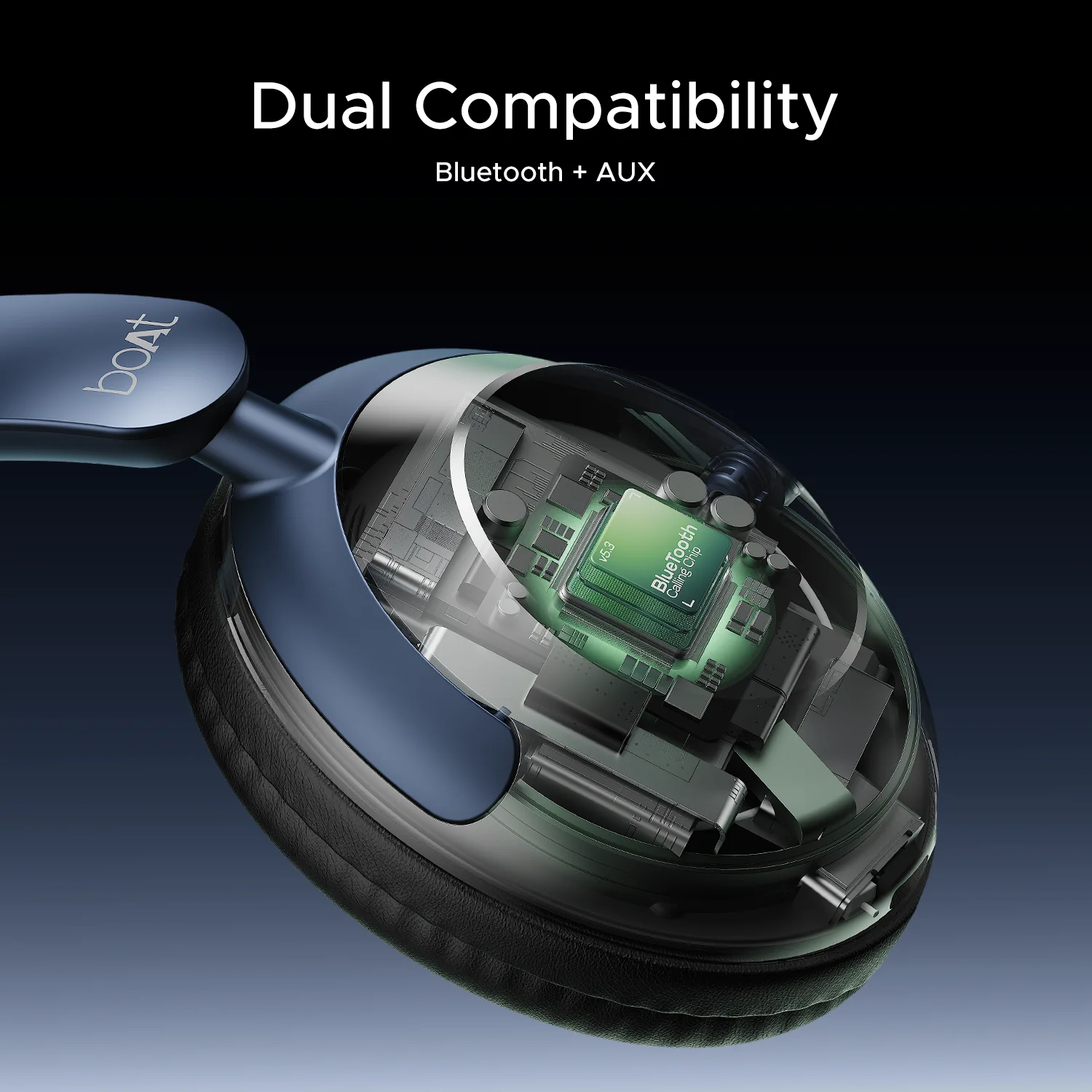 boAt Rockerz 650 Pro | Wireless Headphone with 80 Hours Playback, Dolby Audio, Touch & Swipe Controls - Image 25